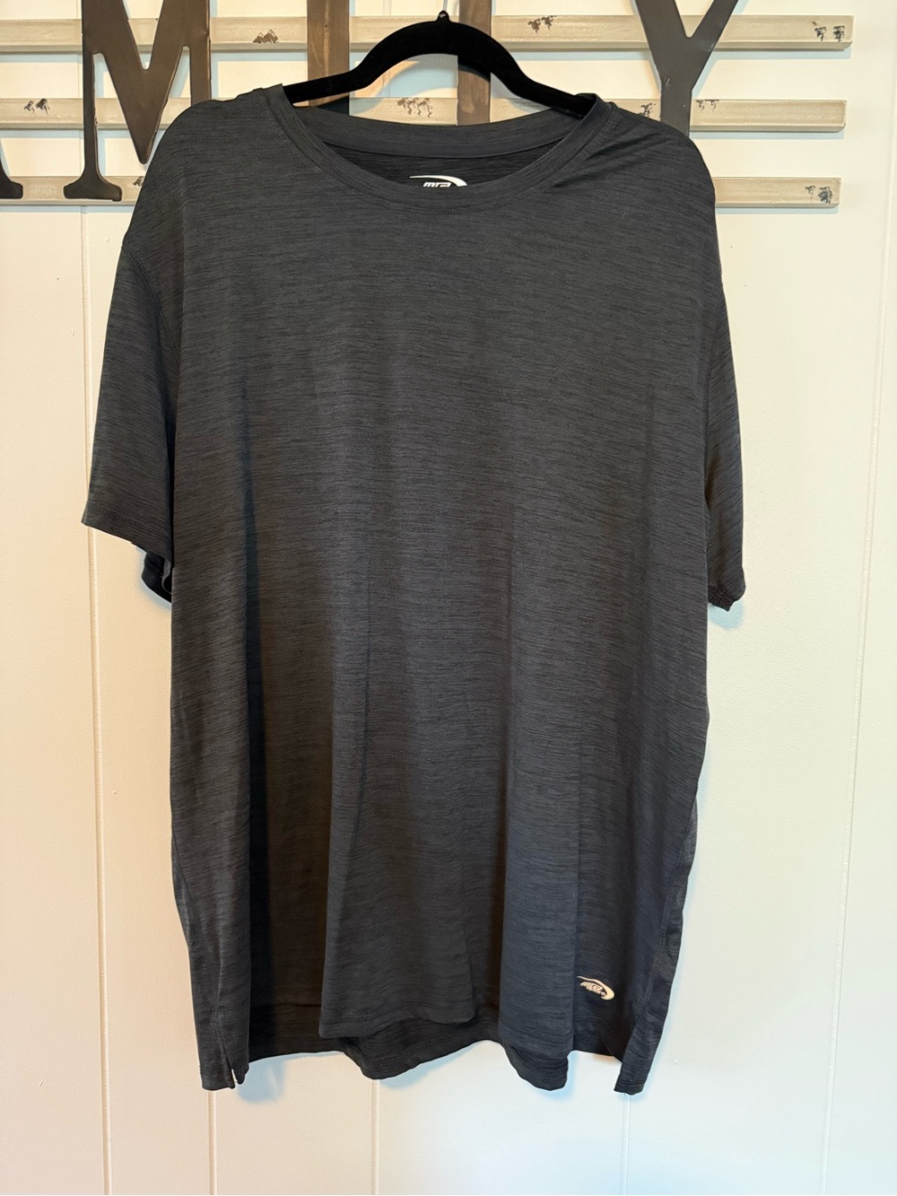 MTA Sport XXL Performance Tee - Dark Heather Black